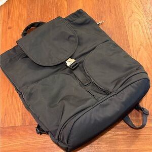 Lululemon Athletica Black Backpack Minimalist Design